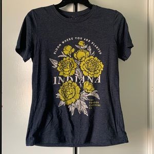 Indiana “Bloom Where You Are Planted” t-shirt